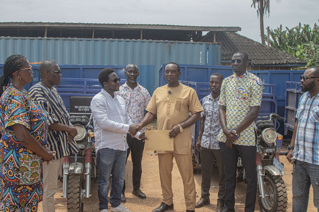 STMA Receives Tricycles and Refuse Containers to Boost Waste Management